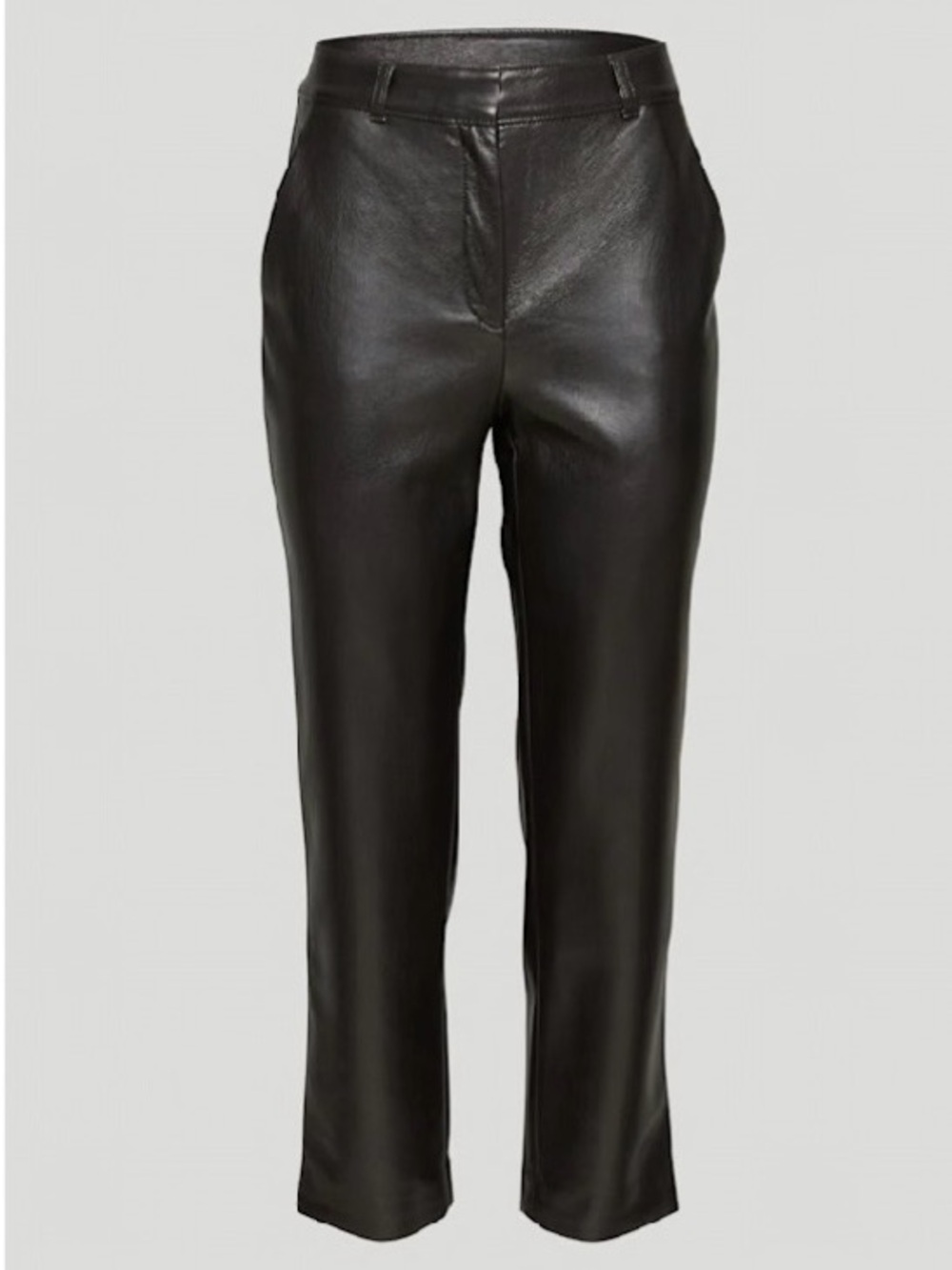 Aritzia Straight Vegan Leather Pants